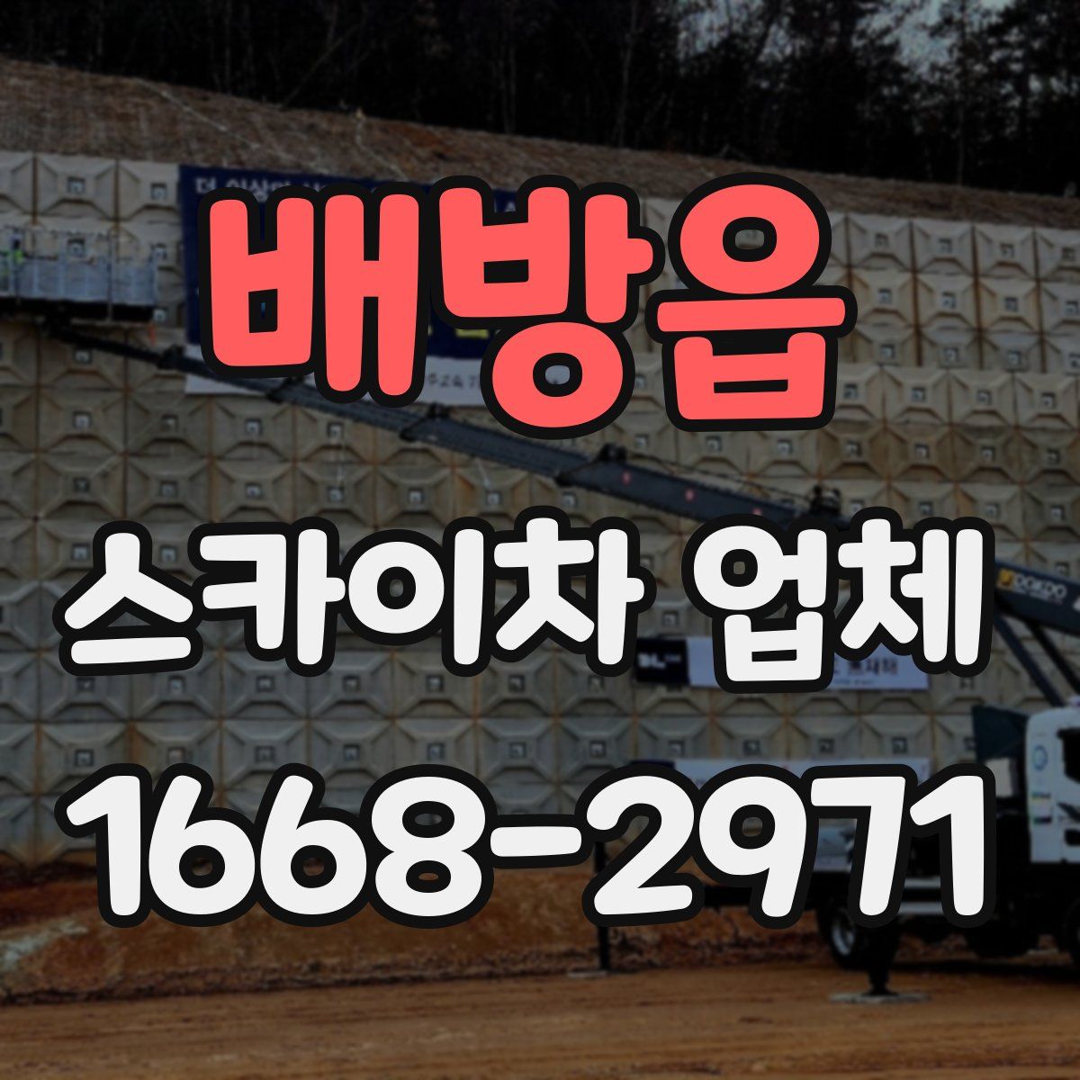 배방읍 스카이차 업체