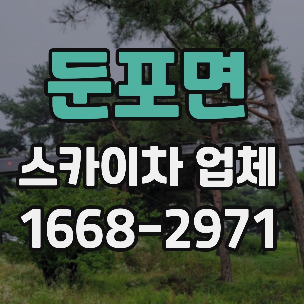 둔포면 스카이차 업체