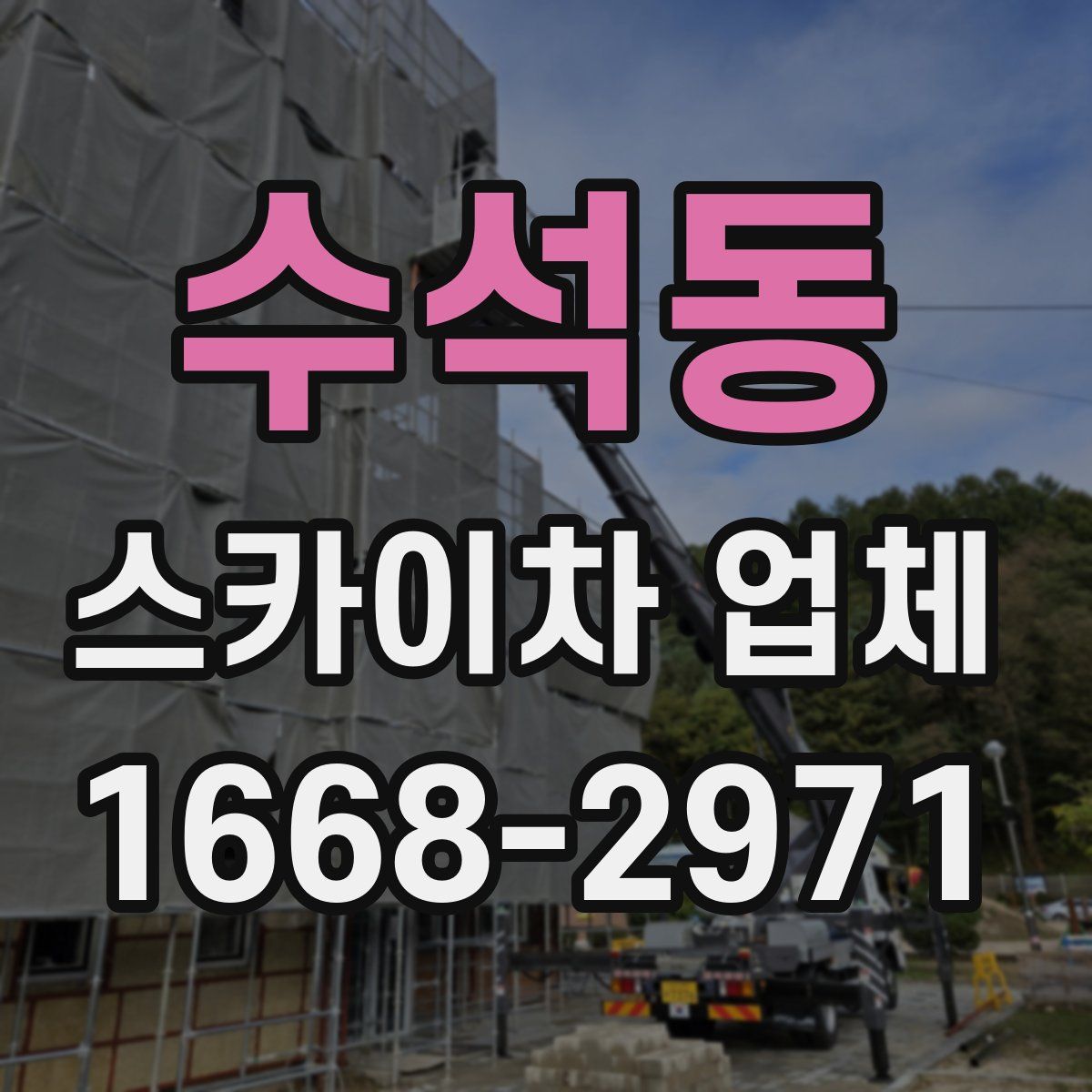 수석동 스카이차 업체