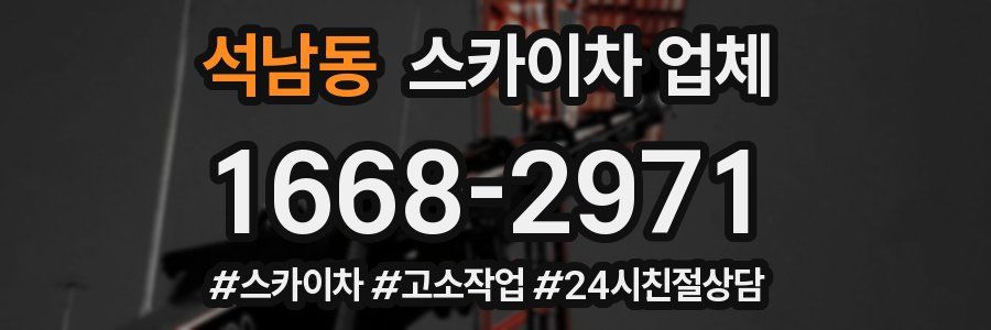 석남동 스카이차 업체