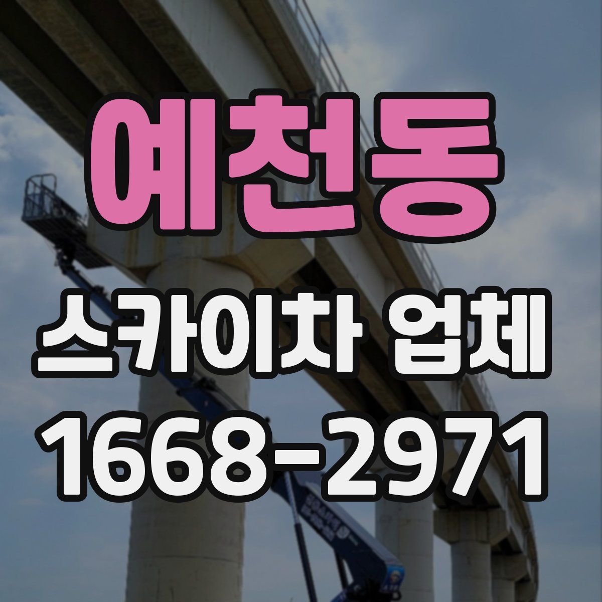 예천동 스카이차 업체