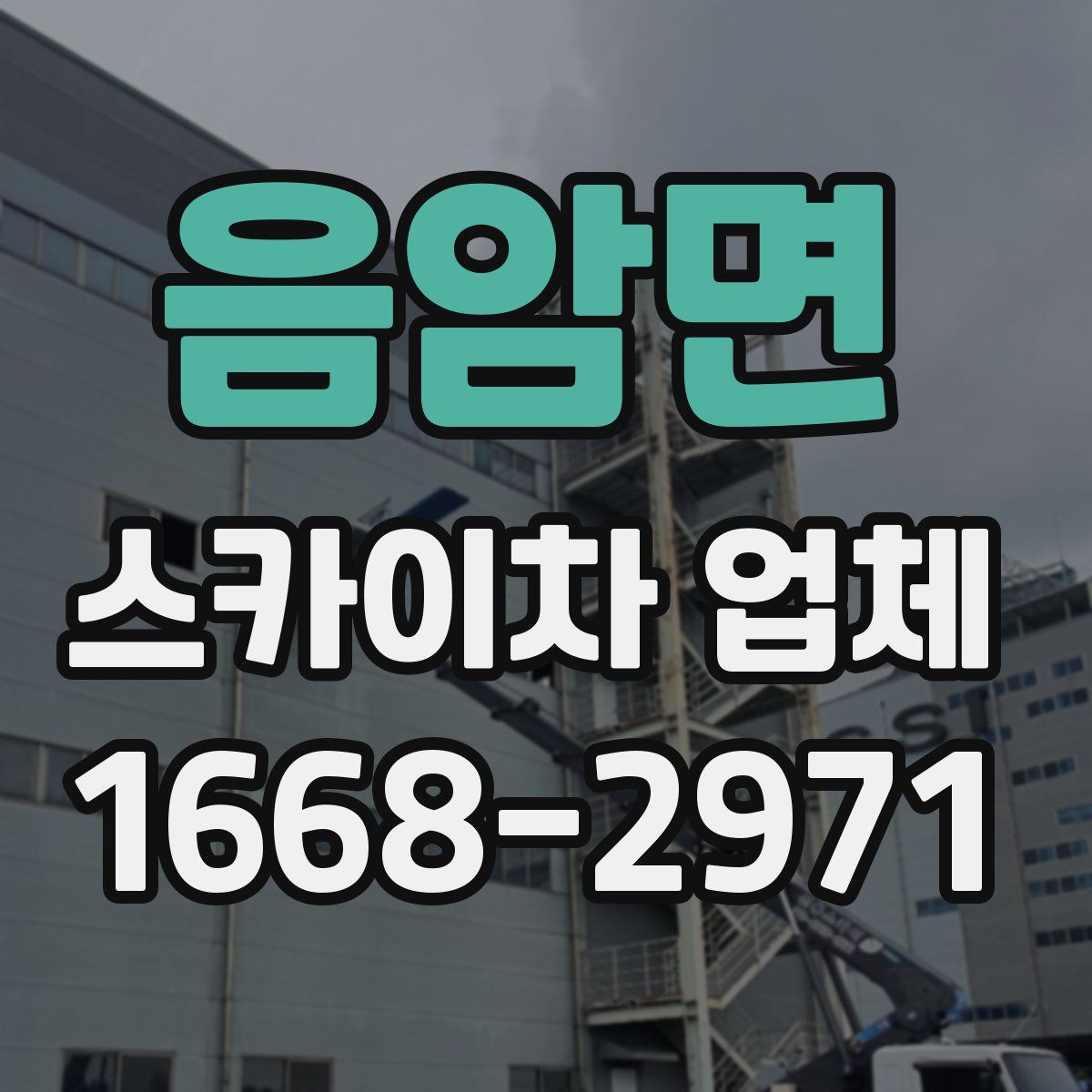 음암면 스카이차 업체