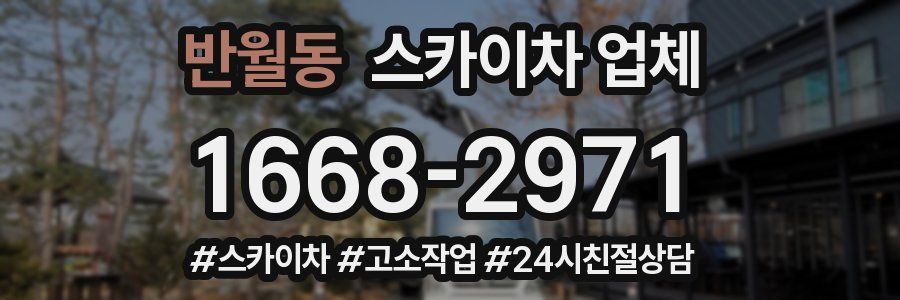 반월동 스카이차 업체
