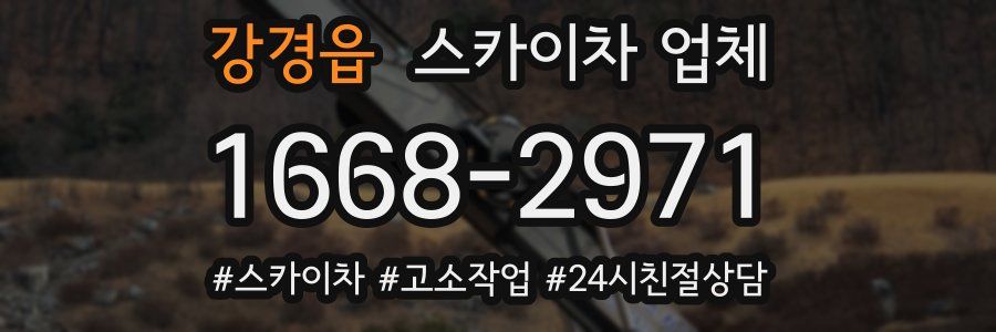 강경읍 스카이차 업체