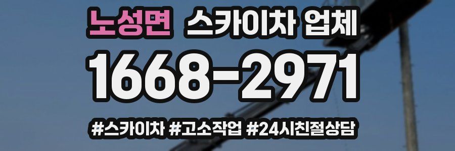 노성면 스카이차 업체