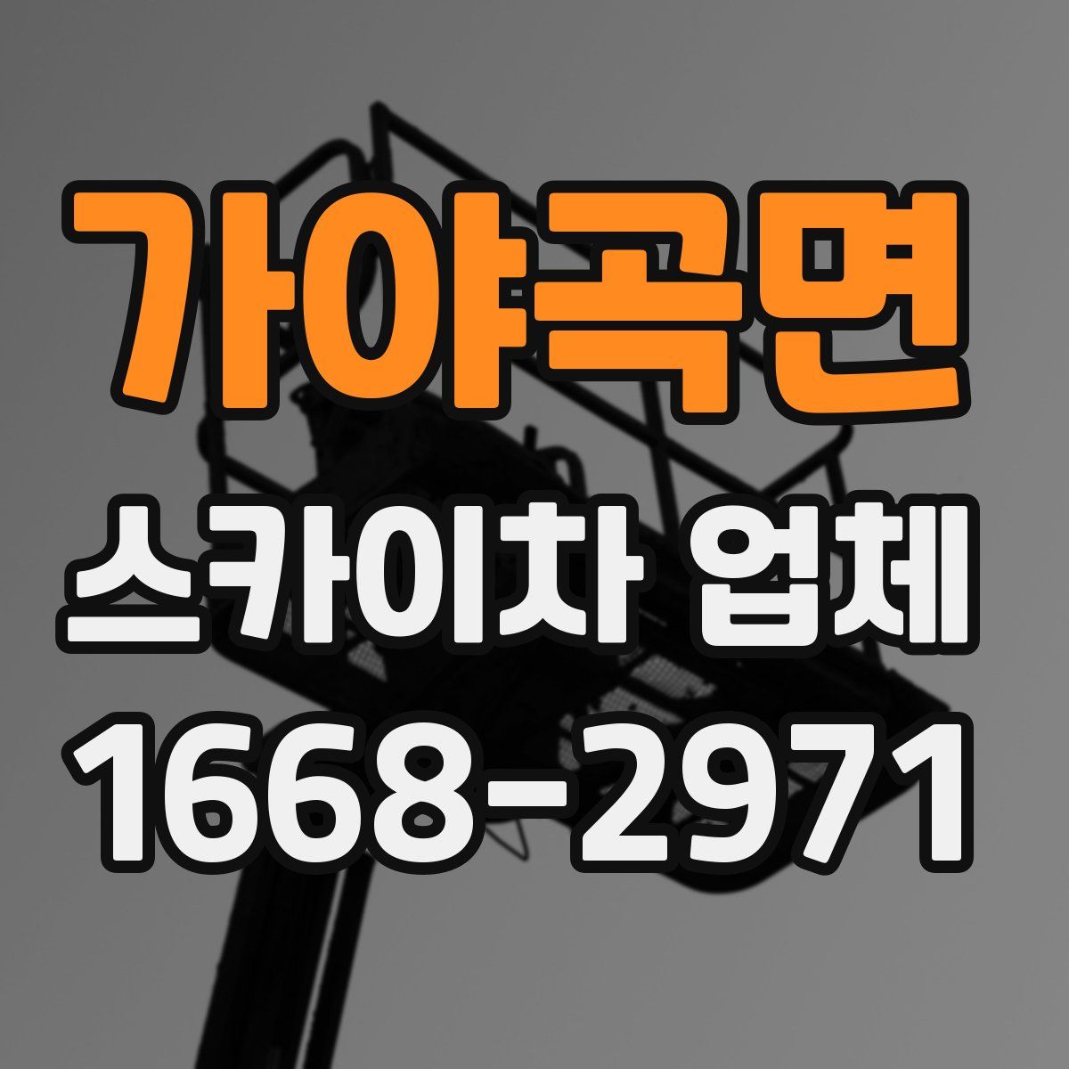 가야곡면 스카이차 업체