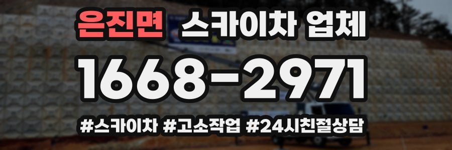 은진면 스카이차 업체