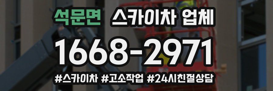 석문면 스카이차 업체