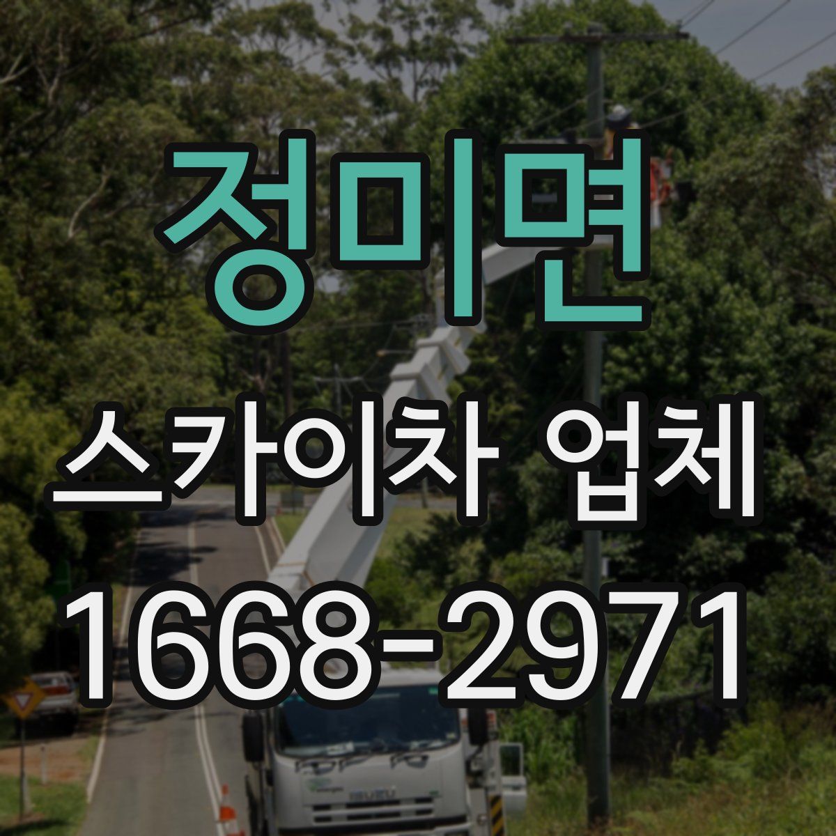 정미면 스카이차 업체
