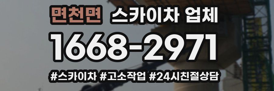 면천면 스카이차 업체