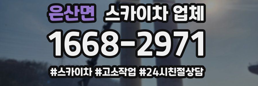 은산면 스카이차 업체