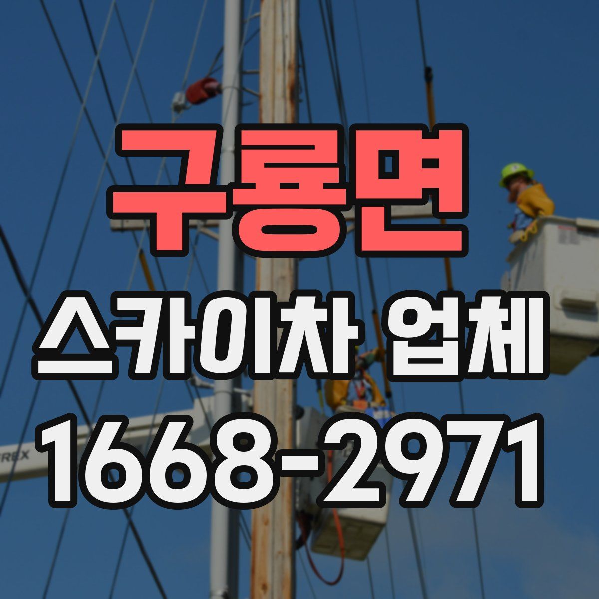 구룡면 스카이차 업체