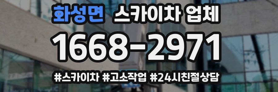 화성면 스카이차 업체