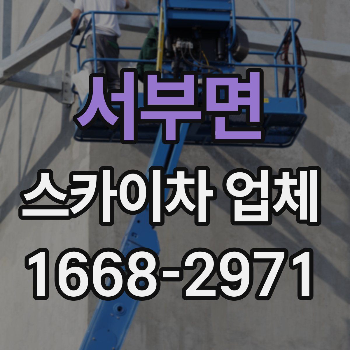 서부면 스카이차 업체