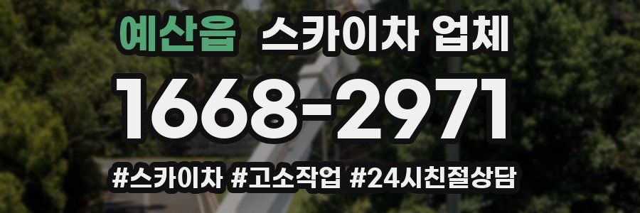 예산읍 스카이차 업체