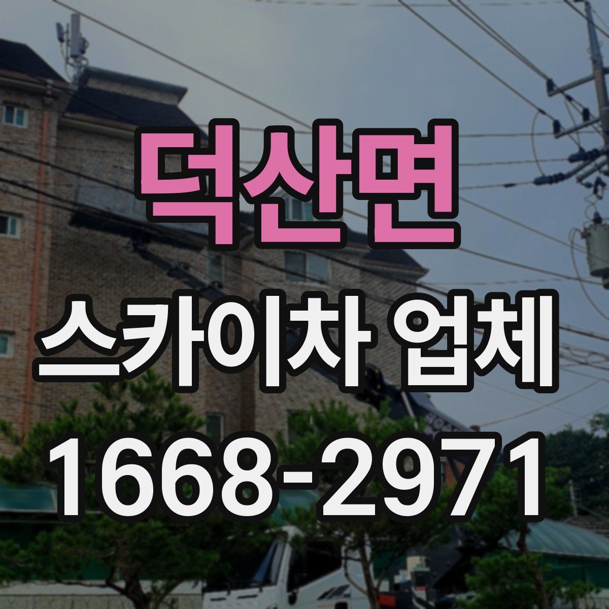 덕산면 스카이차 업체