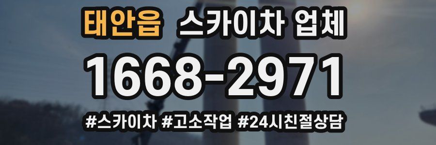 태안읍 스카이차 업체