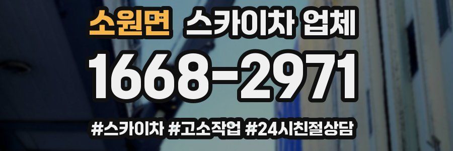 소원면 스카이차 업체
