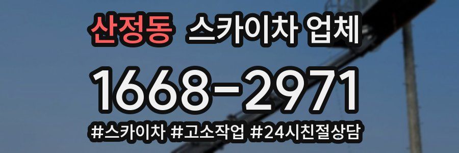 산정동 스카이차 업체