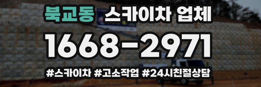 북교동 스카이차 업체