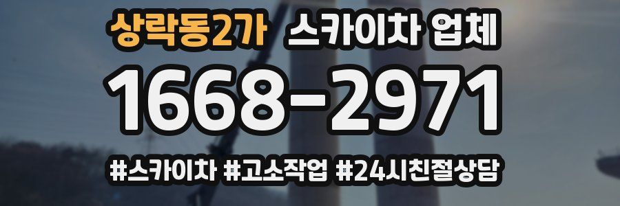 상락동2가 스카이차 업체