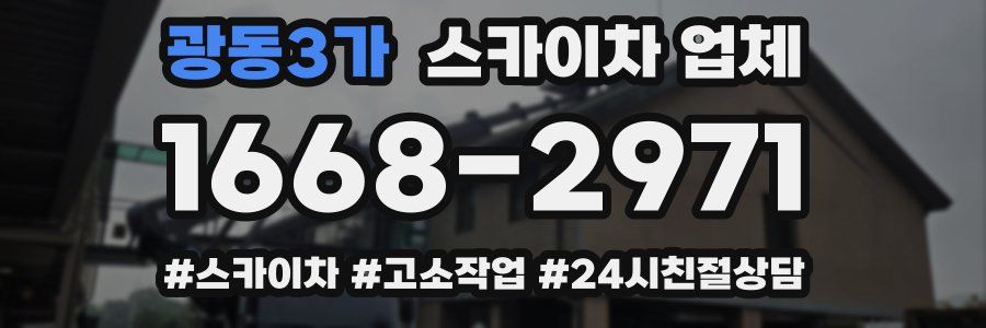 광동3가 스카이차 업체