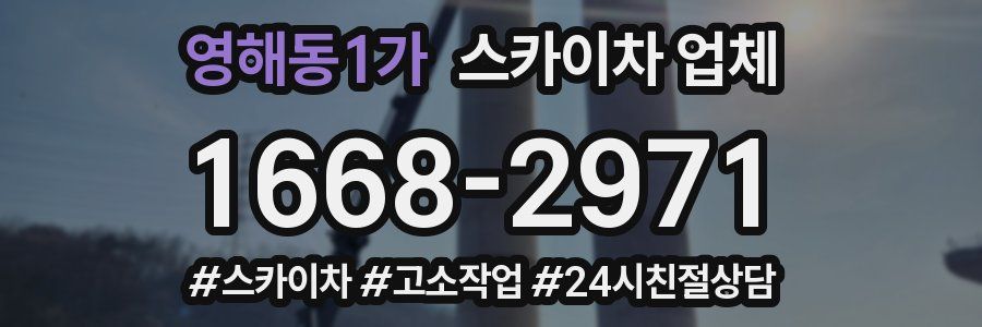 영해동1가 스카이차 업체