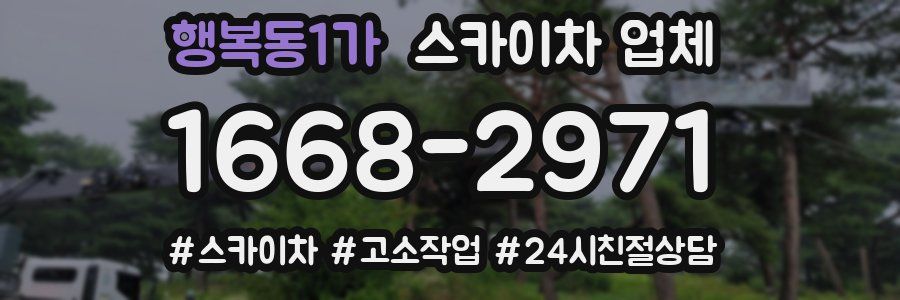 행복동1가 스카이차 업체