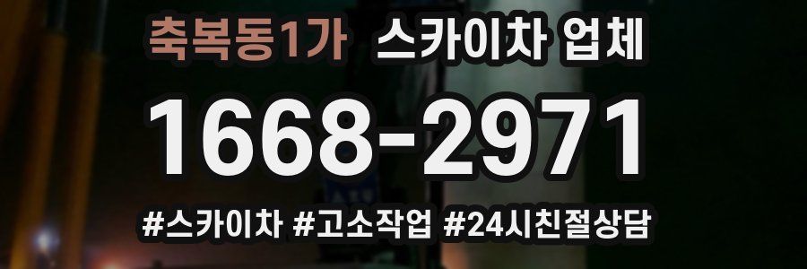 축복동1가 스카이차 업체