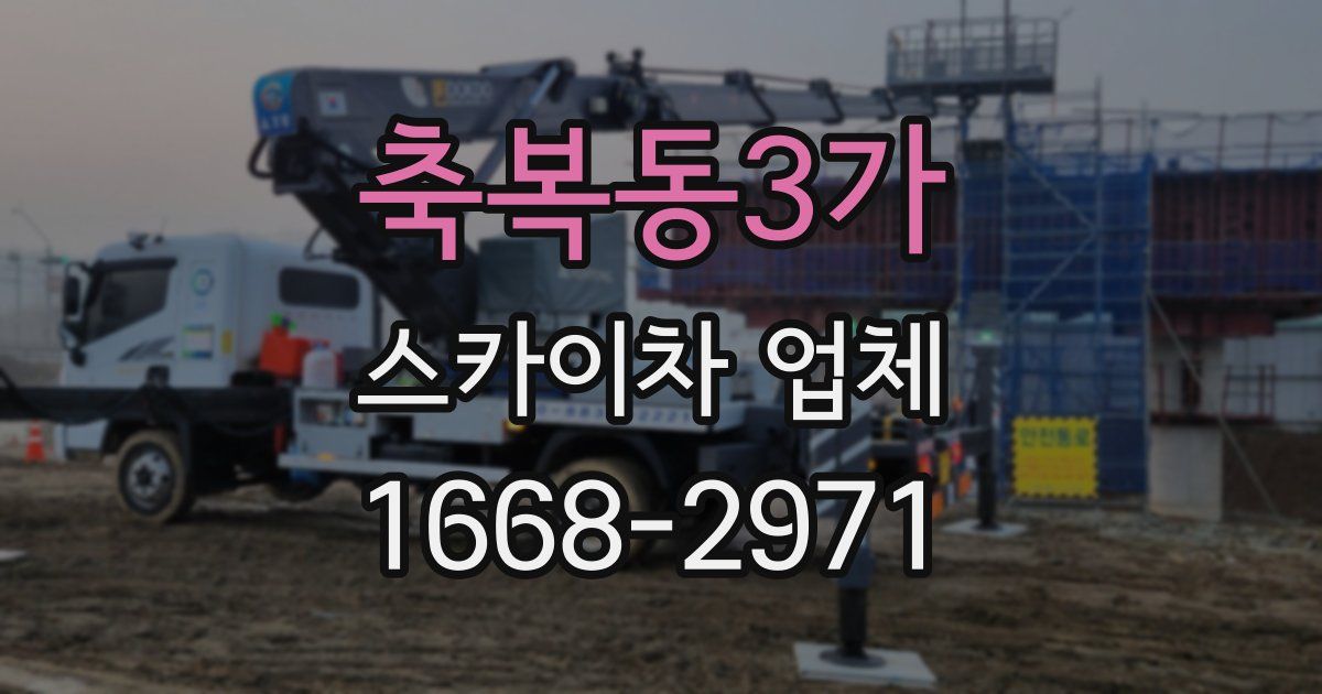 축복동3가 스카이차 업체