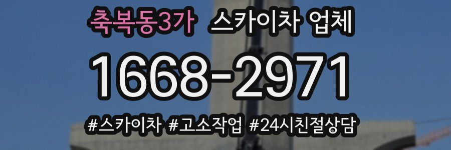 축복동3가 스카이차 업체
