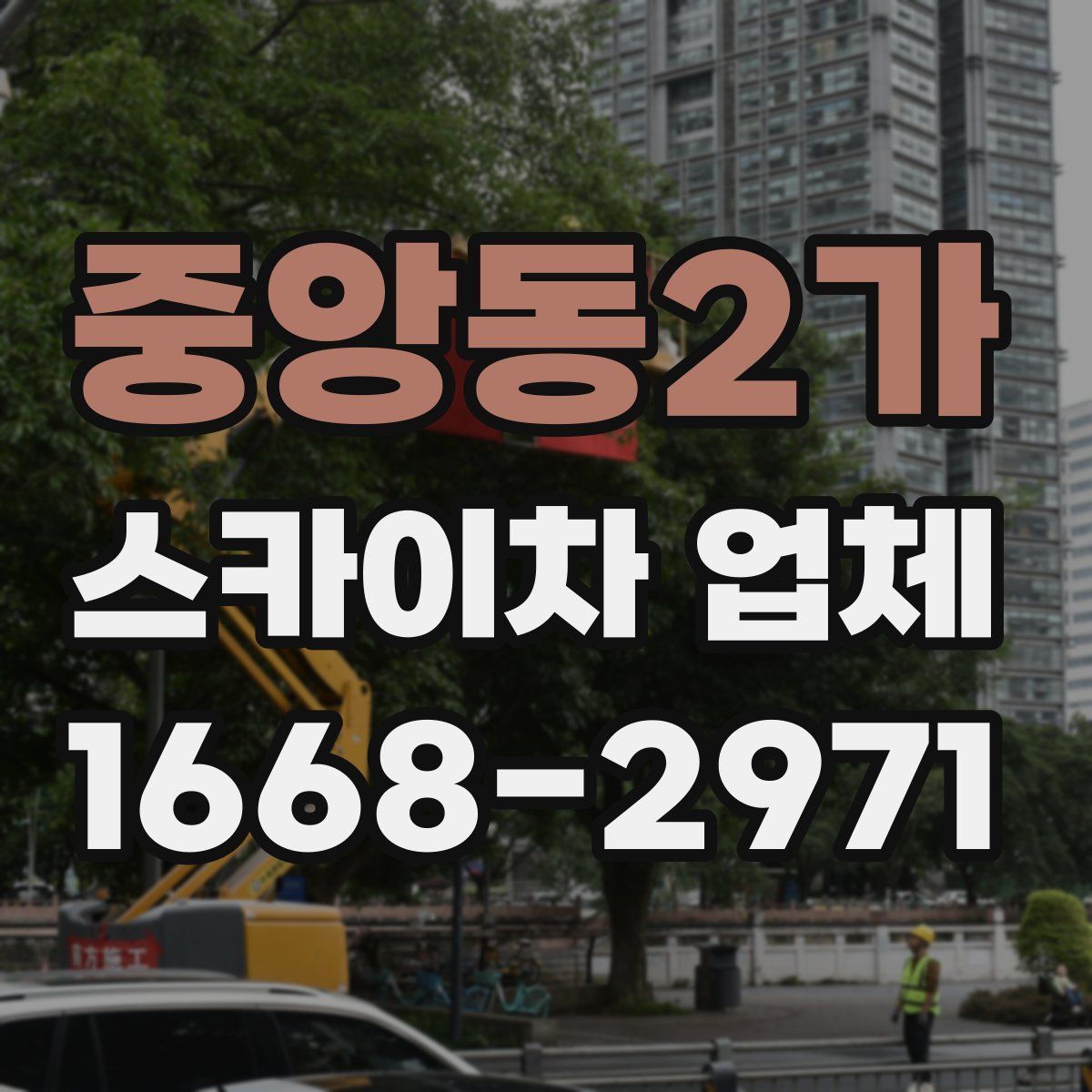 중앙동2가 스카이차 업체