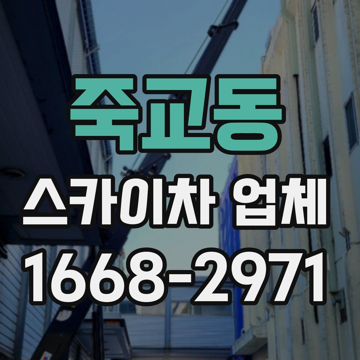 죽교동 스카이차 업체