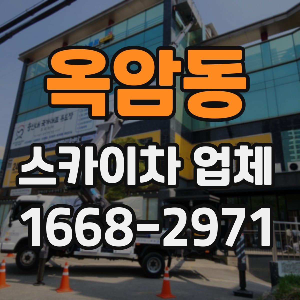 옥암동 스카이차 업체