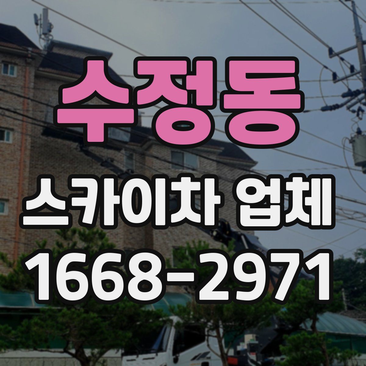 수정동 스카이차 업체