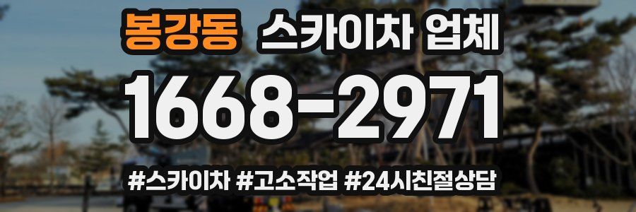 봉강동 스카이차 업체