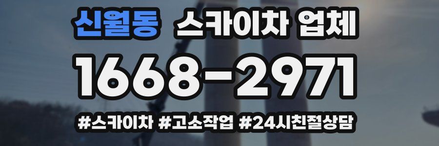 신월동 스카이차 업체