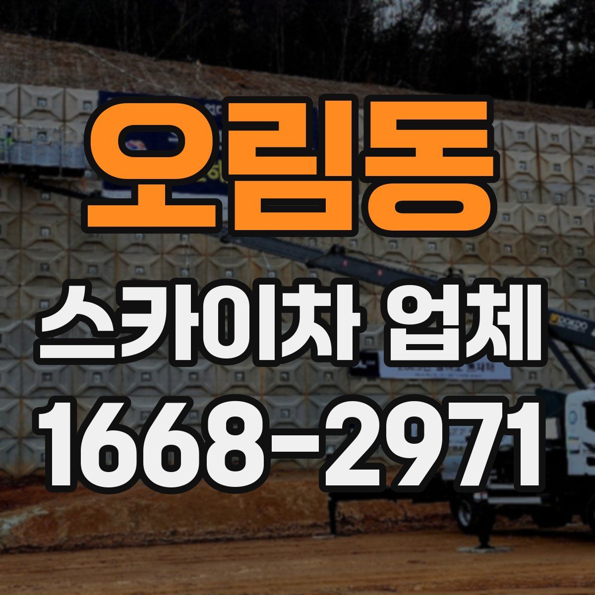 오림동 스카이차 업체