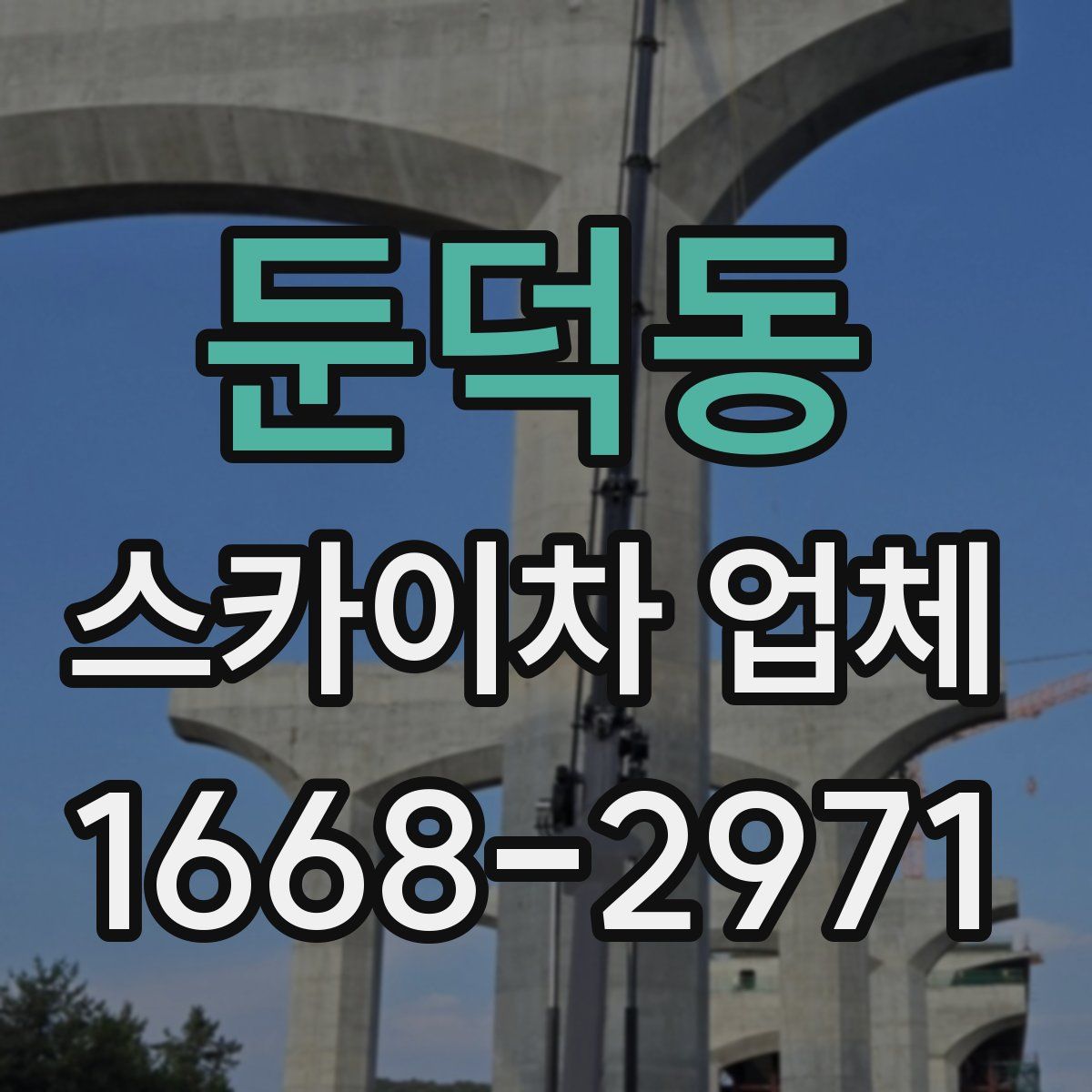둔덕동 스카이차 업체
