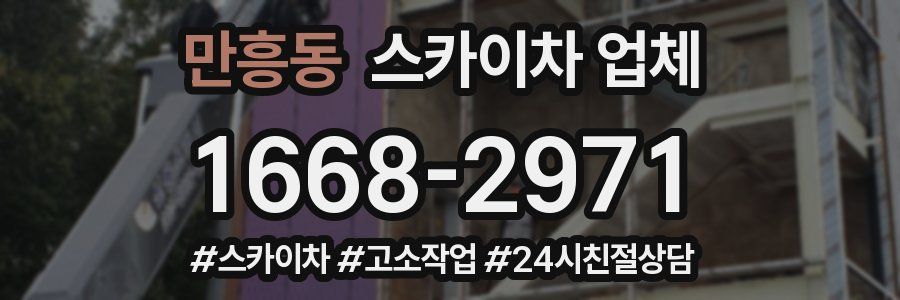 만흥동 스카이차 업체