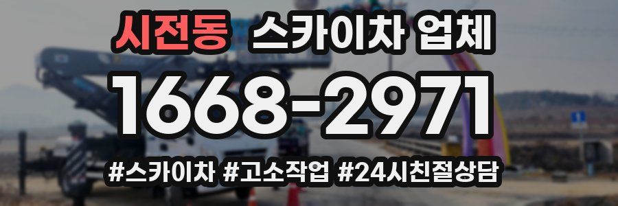 시전동 스카이차 업체