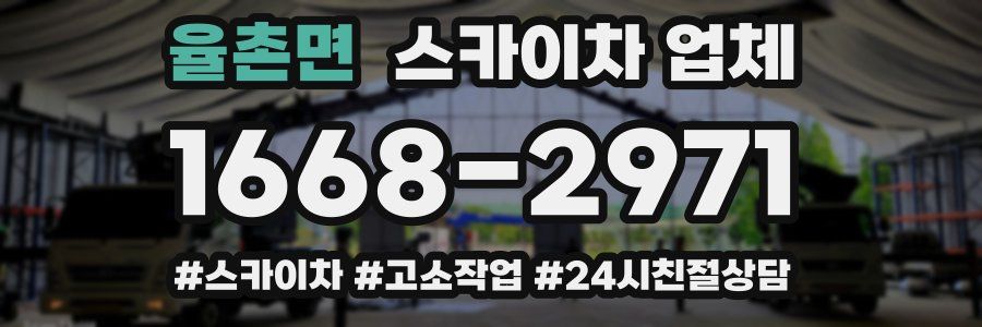 율촌면 스카이차 업체