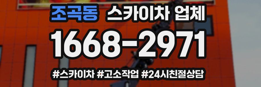 조곡동 스카이차 업체