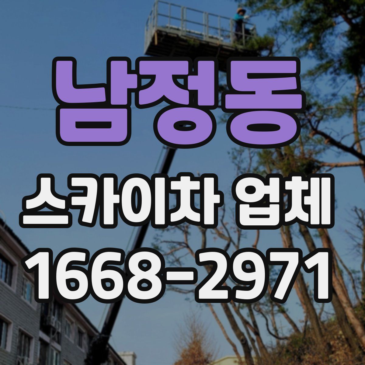 남정동 스카이차 업체