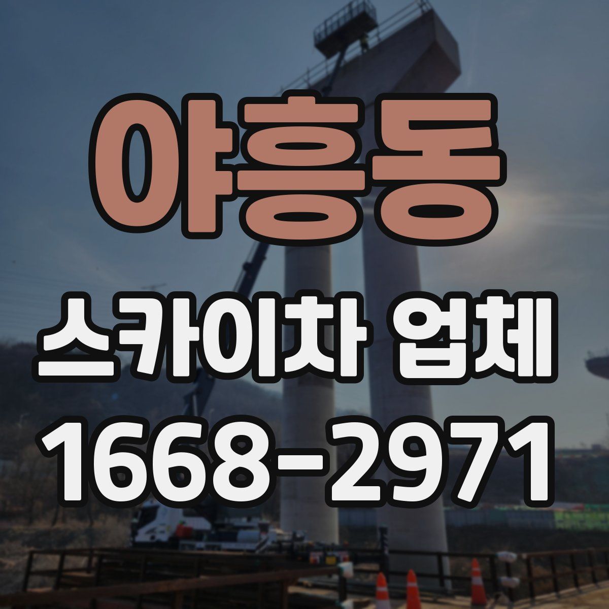 야흥동 스카이차 업체