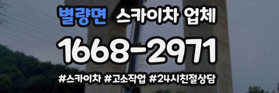 별량면 스카이차 업체
