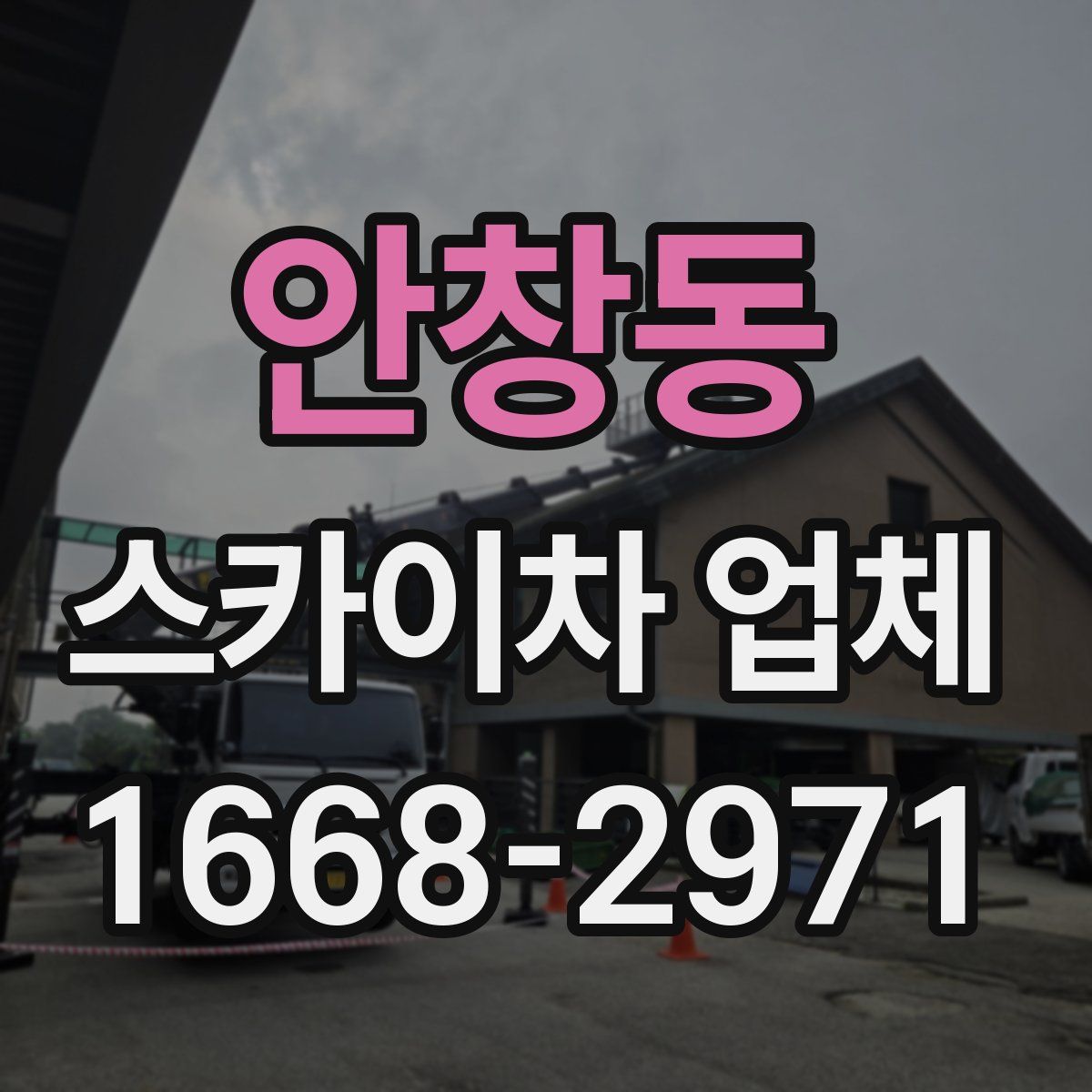 안창동 스카이차 업체