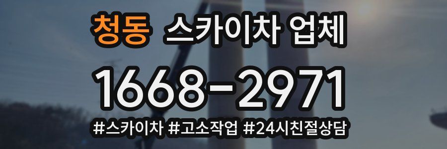 청동 스카이차 업체