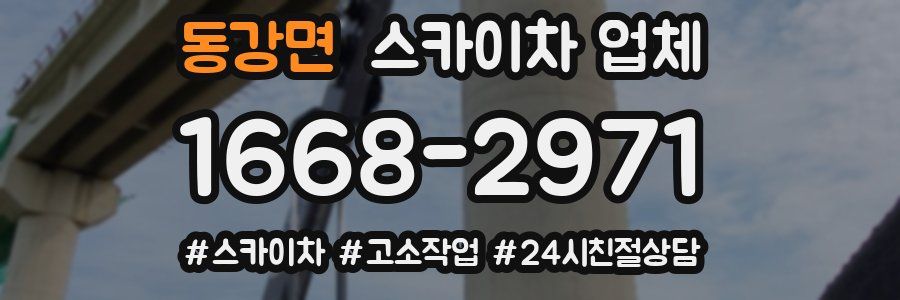 동강면 스카이차 업체