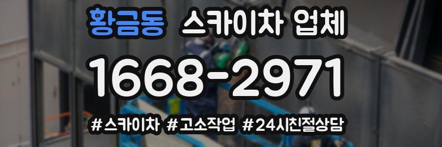 황금동 스카이차 업체